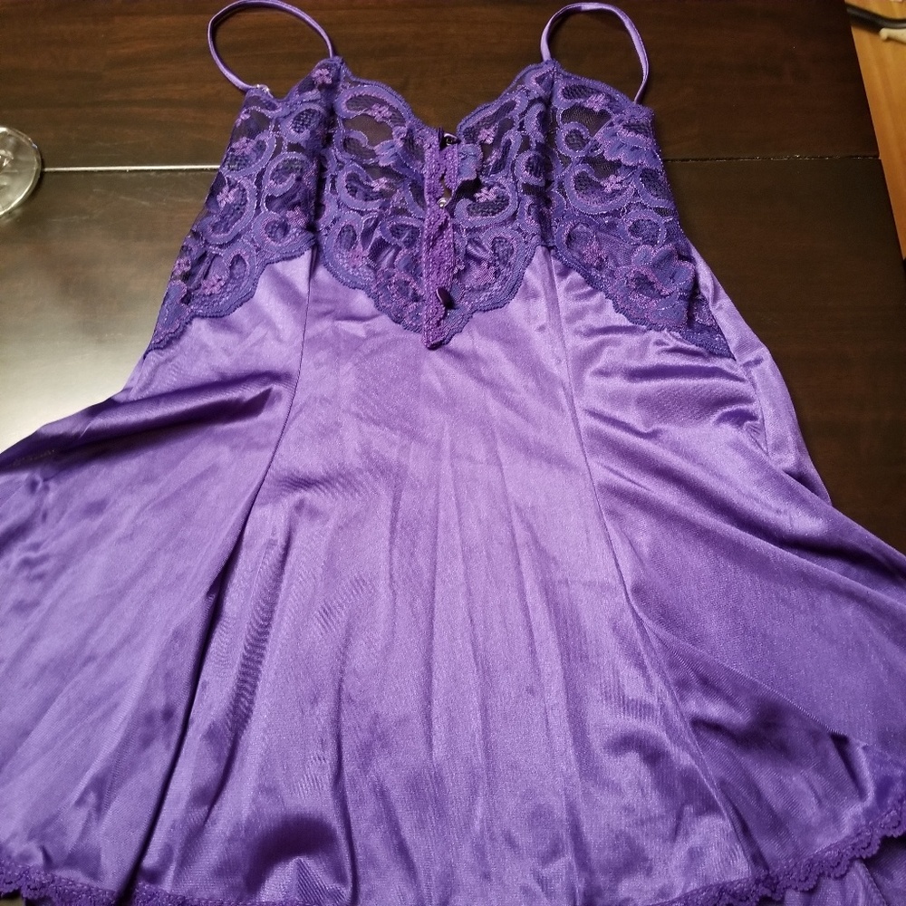 Satin and lace